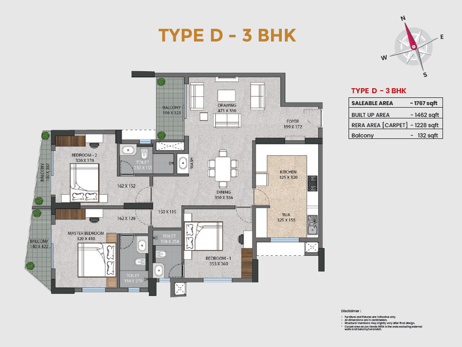 3.5 BHK Apartment